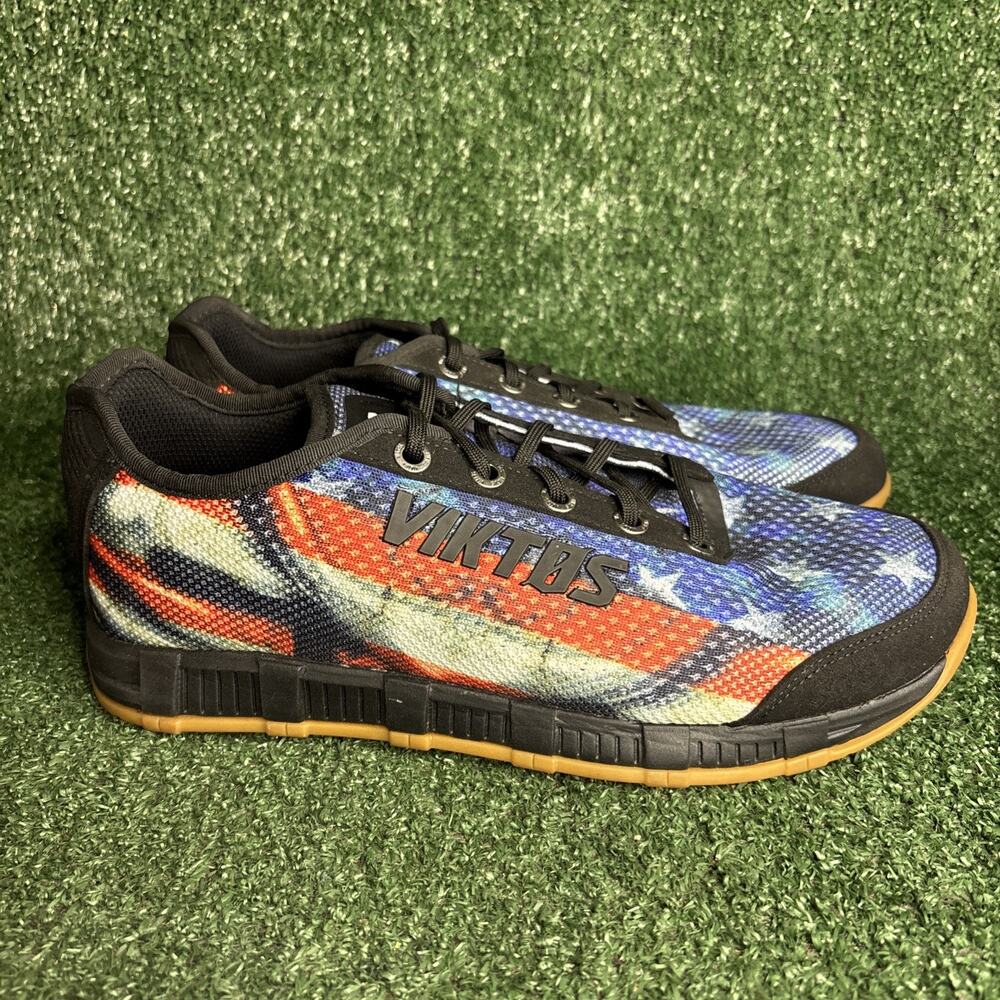 NEW VIKTOS Core 2 Tactical Shoe USA Flag Red White Blue Mens Size 10.5‎